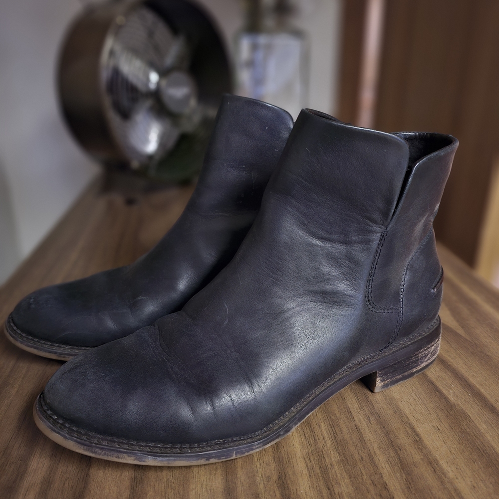 Franco Sarto Leather Booties